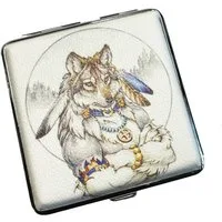 Westernlifestyle Aufbewahrungsbox Zigarettenetui Wolf Adler