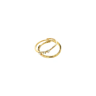 pilgrim - Ring-Set mit Schmucksteinen - Ivarin gold - Gr. - OS