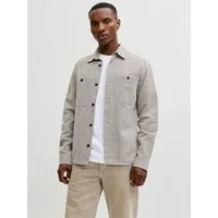 Jack & Jones Langarmhemd JPRBLURAYLE LINEN BL. SOLID LS SHIRT SN