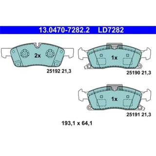 ATE Bremsbel?ge vorne Jeep Grand Mercedes Gl-Klasse Gle Gls M-Klasse