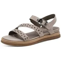 Tamaris aus Leder kein Absatz 1-28217-46 Plateausandaletten