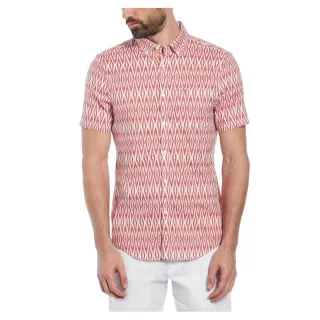 Original Penguin - Hemd für Herren, Regulär, kurzärmlig (Mineral Rot)