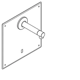 KWC Aquarotter Wascharmatur, F3, elek., o. Mischung, UP, 140 mm, Umrüstung 5107, 6l, 2030056052 2030056052