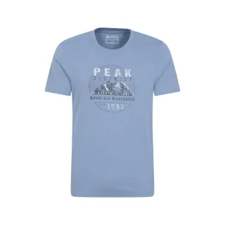Mountain Warehouse - "Peak District" T-Shirt für Herren, kurzärmlig (Blau)