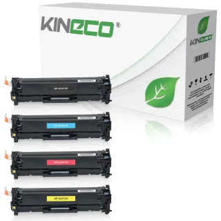 4 Toner kompatibel zu HP CE410X-CE413A XL