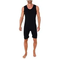 Normann Pyjama Pflegebody Ärmellos UNISEX Pflegeoverall mit Rückenreißverschluss