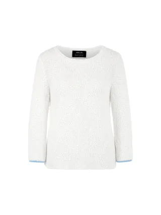 Marc Cain Collections - Strickpullover Knitted in Germany white - Gr. - 44