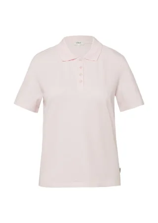 s.Oliver Red Label - Poloshirt mit Piqué-Struktur pink - Gr. - 40