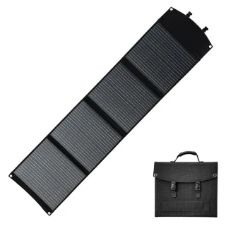 100W Foldable Solar Panel 22% Conversion Efficiency Portable Solar Charger Adjustable 45 Degrees To 90 Degrees For Campi