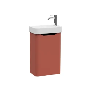VitrA New Integra Round Set Handwaschbecken mit Unterschrank 1 Tür Türanschlag rechts 45 Matt,69838 69838