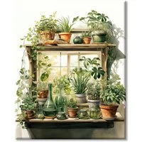 CLTYQ Malen nach Zahlen Malen nach Zahlen für Erwachsene – DIY Ölgemälde-Set,40 x 50 cm, mit Handbemalung, inklusive 3 Pinseln und Acrylfarben,Geschenk