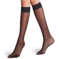 FALKE Feinkniestrümpfe Matt Deluxe Kniestrümpfe transparent & matt (1-Paar) transparent & matt