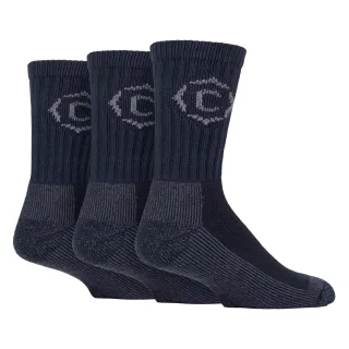 Herren Verstärkte, Strapazierfähige Wander-Socken mit Gepolstertem Fersen- und Zehenbereich