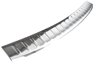 Edelstahl Ladekantenschutz Chrom Stoßstange Schutz Abdeckung mit Abkantung für BMW 3er F34 GT ab 2013-