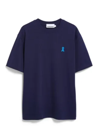 Armedangels - T-Shirt - Maarkos blau - Gr. - S