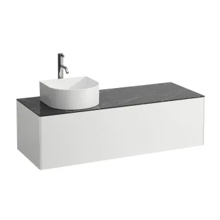 LAUFEN Waschtischunterschrank Sonar 457x1177x341 Aus li. , 1Schubl H812340/1/2/3 we ma? m. H4054260341431
