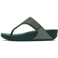Fitflop LULU SHIMMERGLITZ TOE-POST SANDALS Dianette Keilabsatz, Zehentrenner, Badeschuh, Sommerschuh mit Glitzerdetails