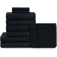 Blumtal Handtuch Set Blumtal 10 Teilig - Handtücher Set 100% Baumwolle, weich und saugstark, Frottee (10er Set), 2 Bade-, 4 Hand-, 2 Gästetücher + 2 Waschlappen