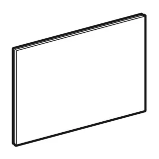 Geberit Sigma80 Betätigungsplatte 242618SG1 Glas, schwarz