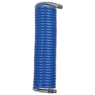Riegler Spiralschlauch aus PA mit Verschraubung, 8 mm, AG R 1/4 Zoll beidseitig