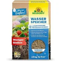 Neudorff Tongranulat Wasserspeicher 2,5 kg Langzeitspeicher für Ernte und Blüte, mit Bodenhilfsstoff, Tonminerale (Bentonit), (Erhöht Wasserspeicherung, reduziert Gießbedarf, verbessert Hitzeresistenz), Reduziert Trockenstress
