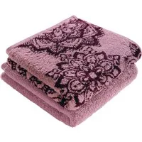 Erwin Müller Duschtuch Duschtuch "Bühl" 2er-Pack, Frottier/Jacquard, Walk-Frottier Motiv