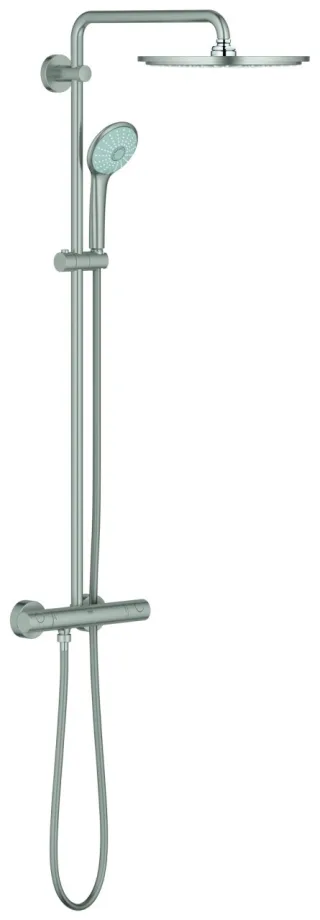 GROHE Duschsystem Euphoria 310 26075 mit Thermostatbatterie supersteel, 26075DC0 26075DC0