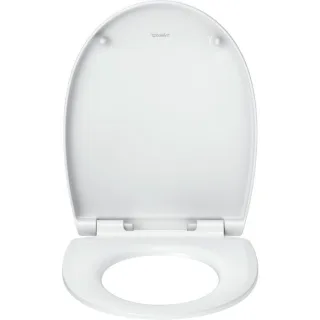 Duravit Univavo WC-Sitz Oval 0023190000 Absenkautomatik, abnehmbar, Scharniere Edelstahl, Weiß