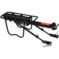 ROCKBROS Fahrrad-Gepäckträger Mountainbike Gepäckträger Schnellspanner mit Reflektor 24-29 Zoll, mit/ohne Schutzblech, Aluminiumlegierung