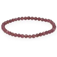 Lebensquelle Plus Armband Lepidolith Mini-Kugelarmband, 4 mm