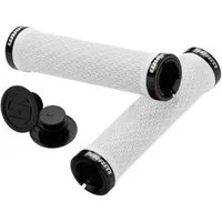 SRAM Fahrradlenkergriff SRAM MTB Lockring Griffe - beidseitig klemmbar, weiß