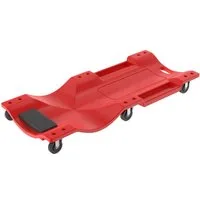 FIVMEN Rollbrett Werkstatt Montagerollbrett mit 6 kugelgelagerten 360° Rolle, (Packung), Werkstattliege Montageliege mit Kopfstütze und 2 Ablagefächern