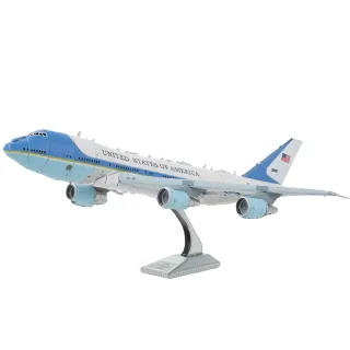 Fascinations ME1001 - Flugzeug Boeing 747 Air Force One [Metal Earth 3D Metallbausätze]