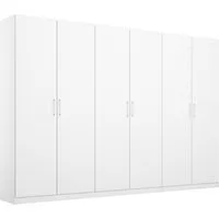 rauch Kleiderschrank Schrank Mehrzweckschrank Garderobenschrank Schlafzimmer Möbel THOR (3 verschiedene Ausstattungen BASIC/CLASSIC/PREMIUM (inkl. SOFT-CLOSE) mit farblich passenden, modernen Metallgriffen MADE IN GERMANY