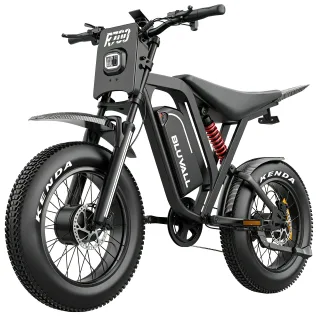 [EU DIRECT] Bluvall R700 D Electric Dirt Bike 52V 30AH Battery 1000W*2 Dual Motor Peak Power 1500W*2 Recommended Top Spe