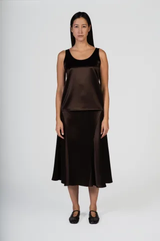 (THE MERCER) N.Y. - Top mokka - Gr. - 42