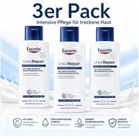 Eucerin Körpercreme 3er Pack Eucerin Urea Repair Intensivlotion 250 ml, für trockene Haut Spar-Set, mit 250 ml Inhalt
