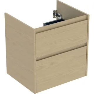 Geberit Ersatzteile Unterschrank für Möbelwaschtisch, 2 Schubladen B:60cm, Eiche natur, 246351PS1 246351PS1
