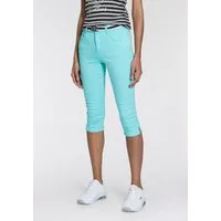 KangaROOS Caprijeans CAPRI-JEANS mit Gürtel (Set, mit abnehmbarem Gürtel) Skinny Fit, mit Schlitz, normale Leibhöhe
