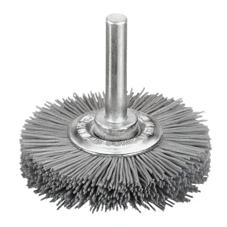 Milwaukee Rundbürste für Geradschleifer, gewellt, Siliziumkarbid 70 x 12 x 1,1 mm, K120, 6 mm Schaft - 4932501713