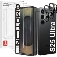 LuxusKollektion Displayschutzglas Panzerglas S25 Ultra Kameraschutz Samung Galaxy S25 Ultra 6,9 Zoll