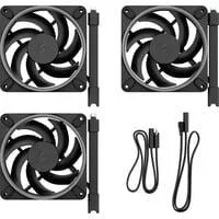 Momentum 12 RGB, Gehäuselüfter schwarz, 3er Pack, 120 mm