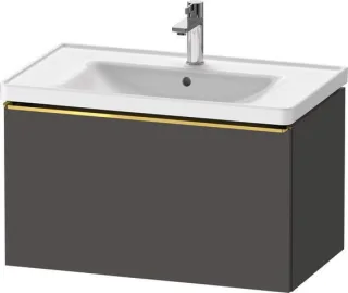Duravit D-Neo Waschtischunterbau wandhängend Graphit Matt 784x452x440 mm - DE4255034490000 DE4255034490000