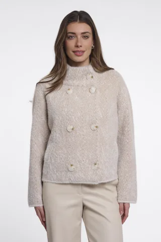 Rino&Pelle - Beth.5012611 beige herringbone - Gr. - XXL