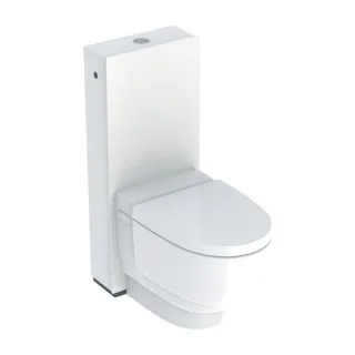 Geberit AquaClean Mera Classic WC-Komplettanlage 146240SI1 mit Stand-WC, weiß-alpin
