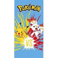 Strandtuch Pokemon - Kampf - Mikrofaser Handtuch - 70x140 cm - Strandtuch Badetuc