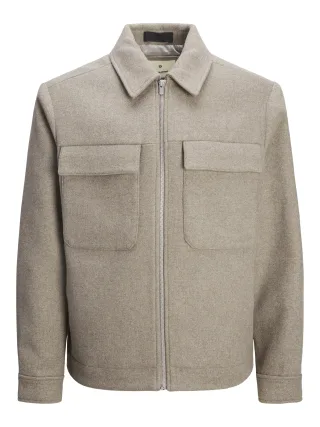 JACK&JONES - JPRCCRUSSEL WOOL BLEND JACKET SN Grau - Gr. - XXL