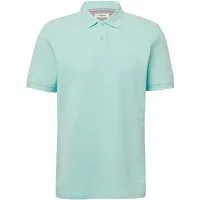 s.Oliver Poloshirt Poloshirt BIG SIZE kurzarm, Kragen, Knöpfe, Logo