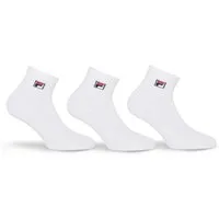 Fila Kurzsocken UNISEX QUARTER PLAIN SOCKS (3-Paar) mit eingestrickem Logo