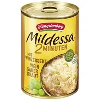 Hengstenberg Fertiggericht, Mildessa Weinsauerkraut mit deutschem Winzersekt ATG 350g Dose 425 ml